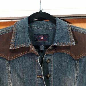 US polo association sassy denim dress, size 11/12